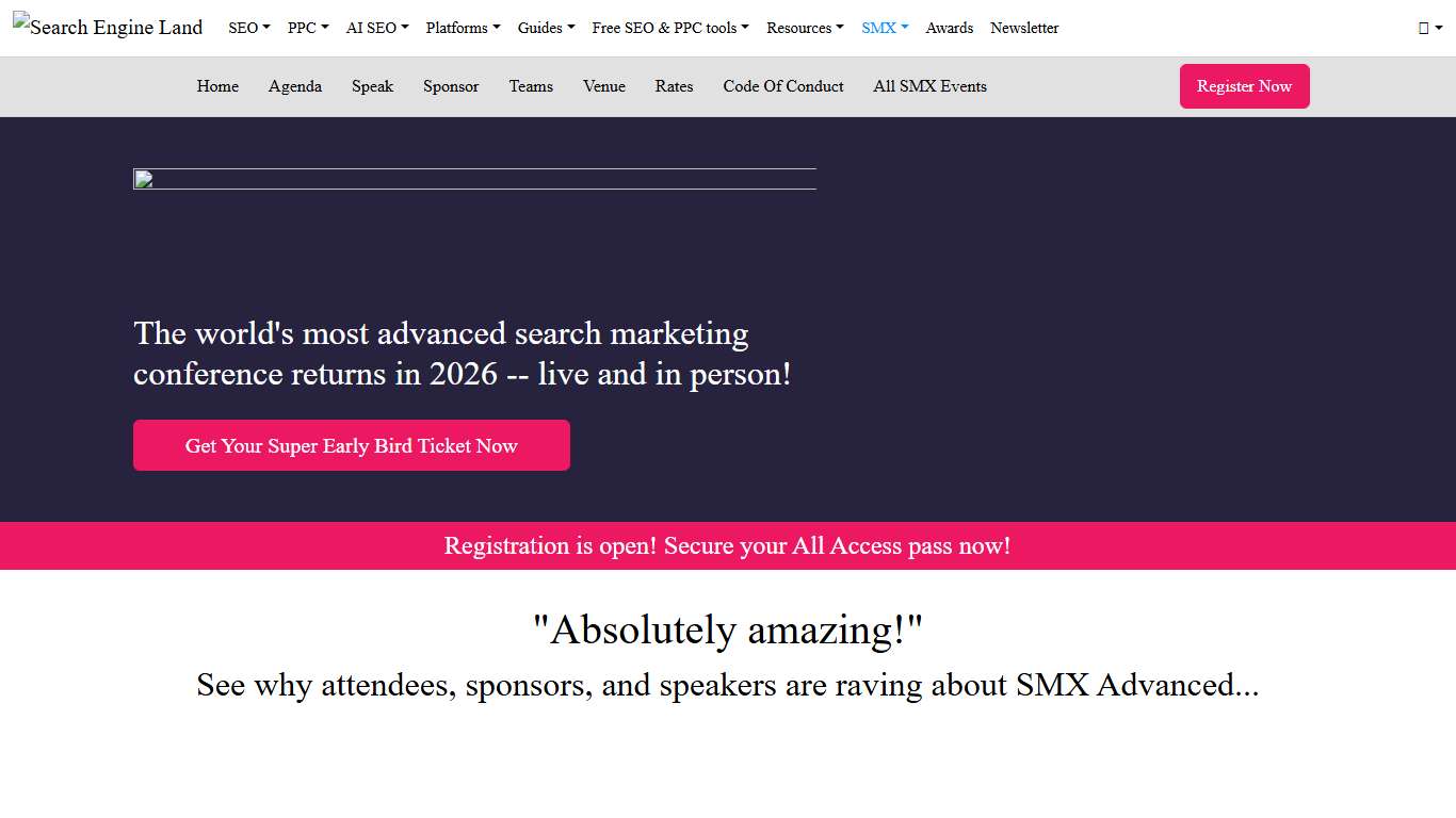 SMX® Advanced June 3-5, 2026 Boston Expert-level training